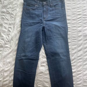 High Rise Skinny Blue Jeans